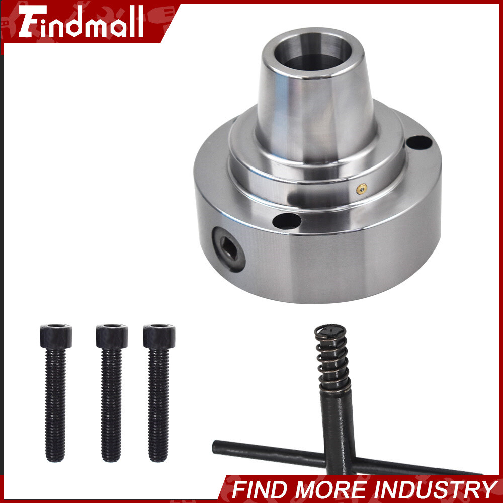 Findmall 5" 5C Collet Chuck Closer Lathe Plain Back Use 5C Collet 0.0006 TIR New