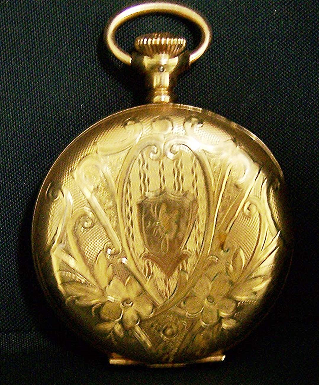 1911 Hampden Diadem 3/0s 15J Pocket Watch –Dueber Hunter Case