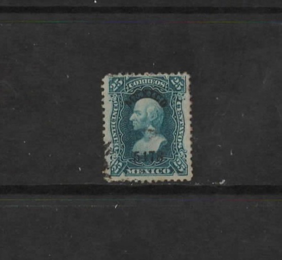 Mexico Stamp- Scott # 109-25c-Used/H-NG-1874-80