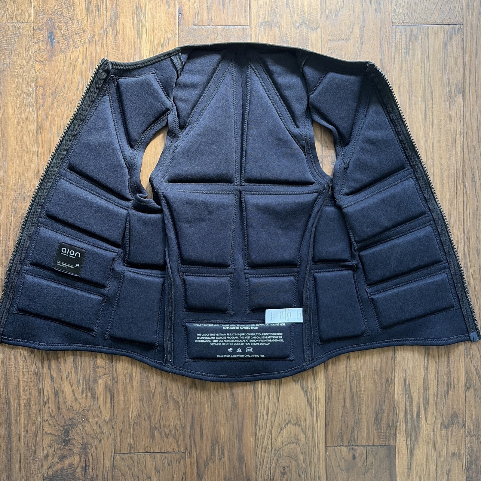 Aion Black Men’s Workout Vest 8 lbs Men’s Medium Weight Vest Running Walking