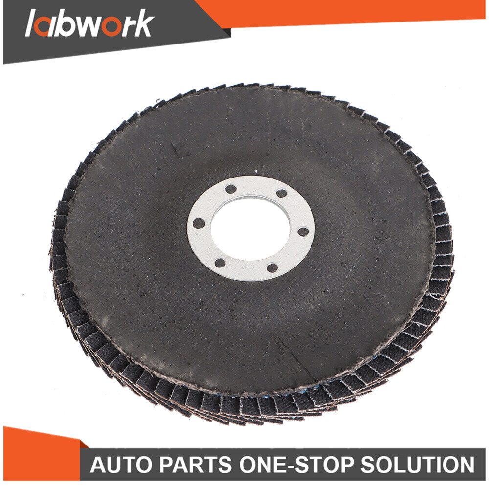 Labwork Premium Zirconia Flap Disc Sanding Grinding 100Pcs 4-1/2" X 7/8" 40 Grit