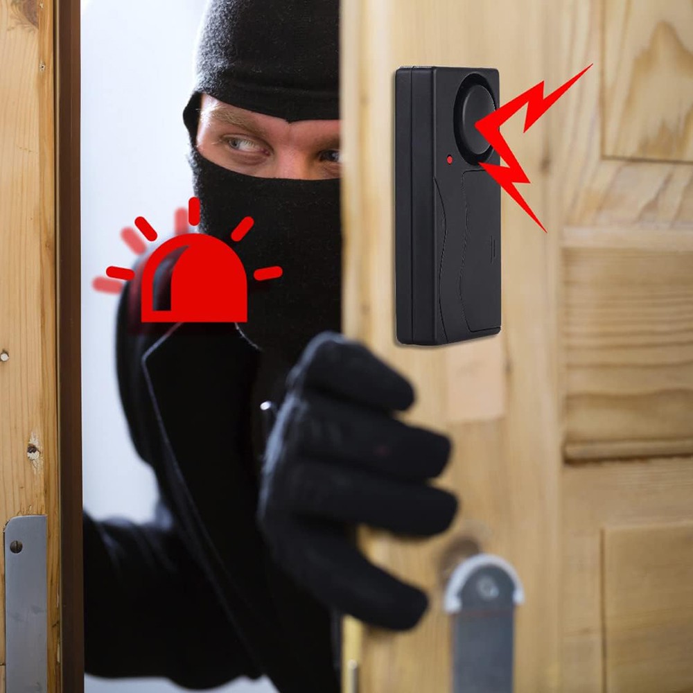 Wireless Car Anti-Theft Alarm 150dB Vibration Alert 2 Alarms