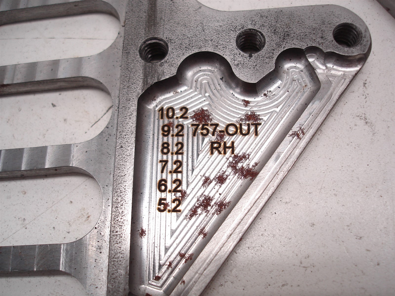 22 NASCAR LOWER CONTROL ARM STEEL MOUNTING BRACKETS / PLATES FOR ECCENTRIC SLUGS