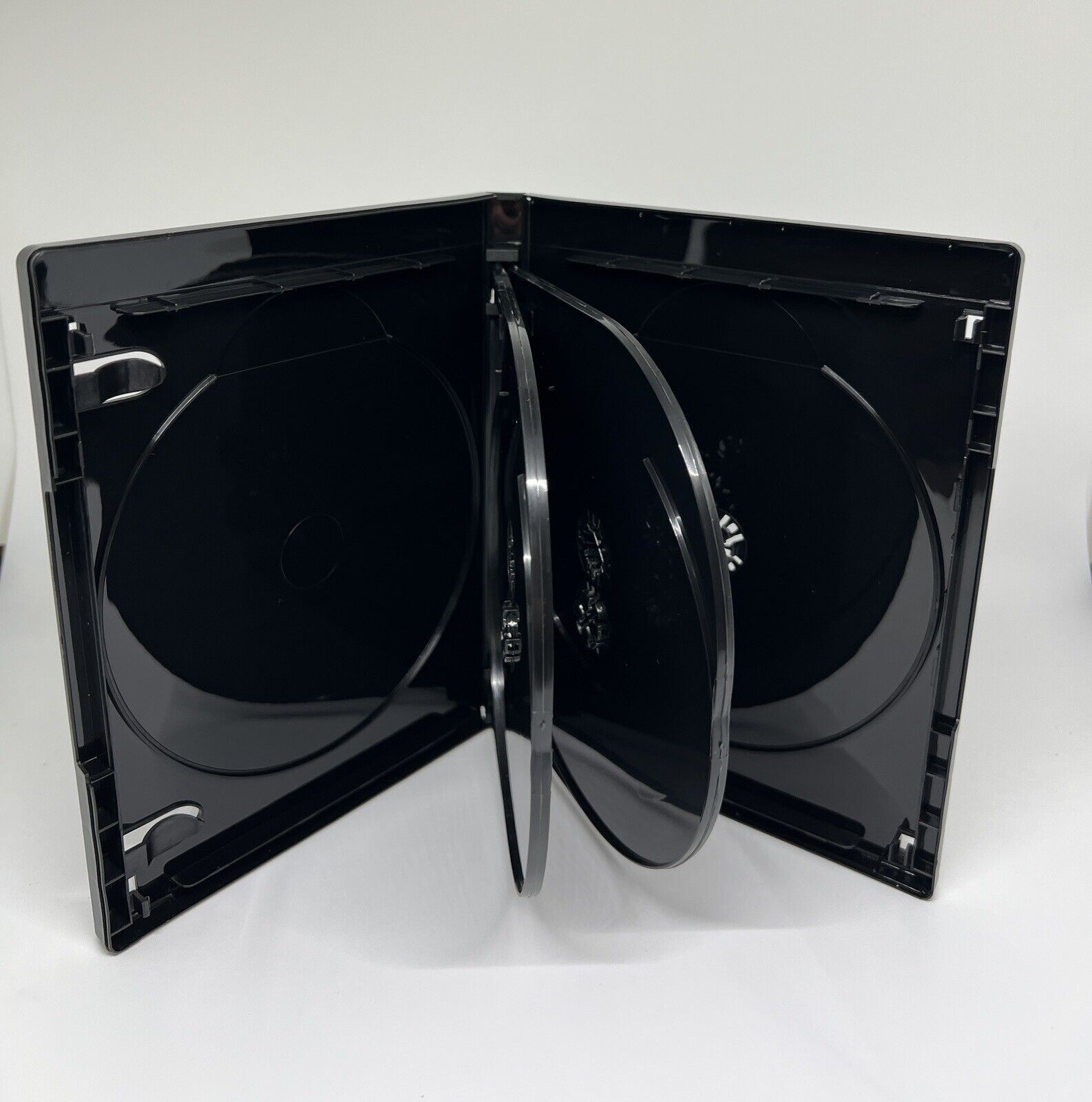 NEW 15mm 4K ULTRA HD BLACK 5-DISC CASE, BOOKLET CLIPS, SLEEVE, PS5-15MM UHD(O23)