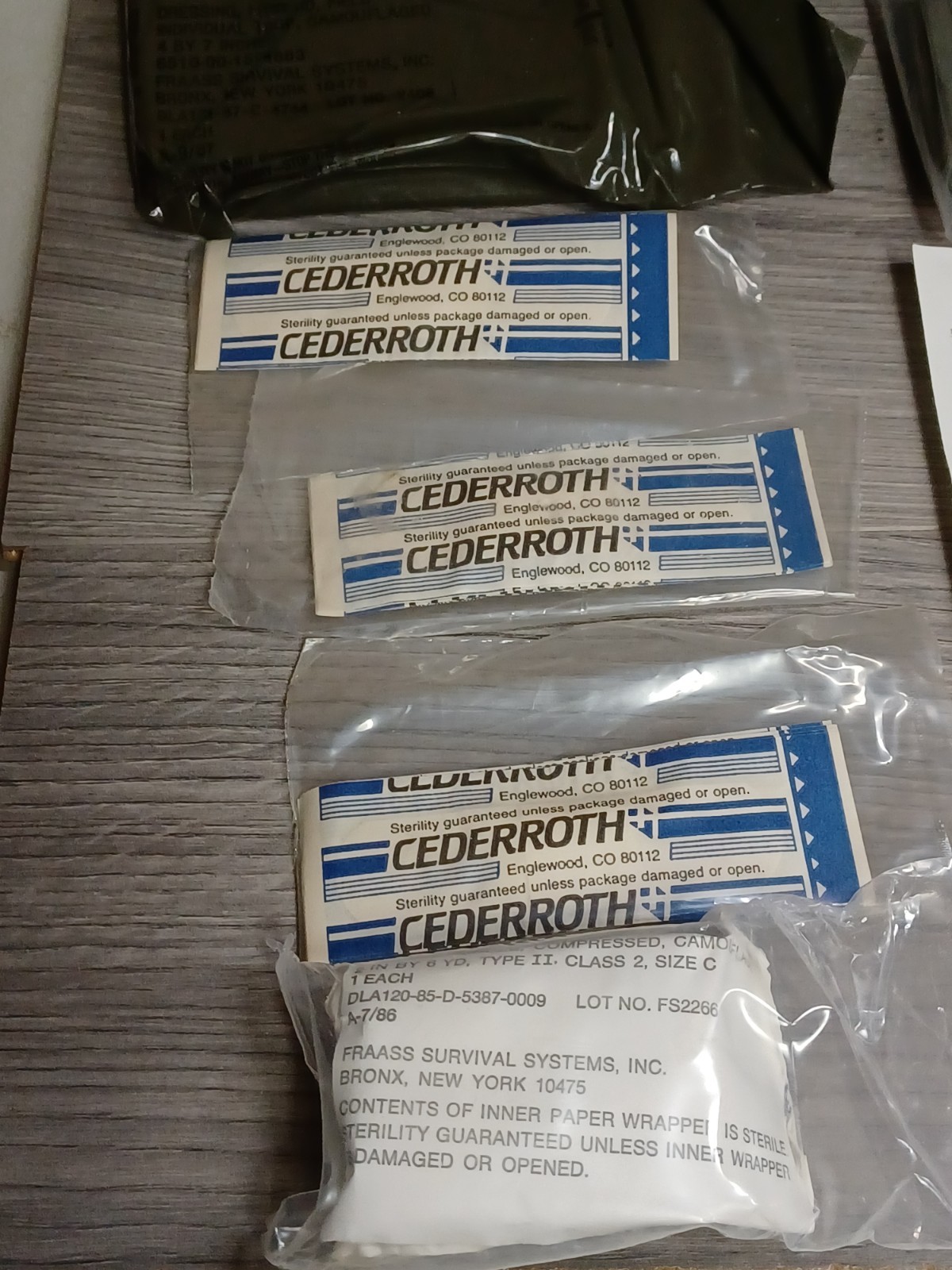 Vintage Military First Aid Kit