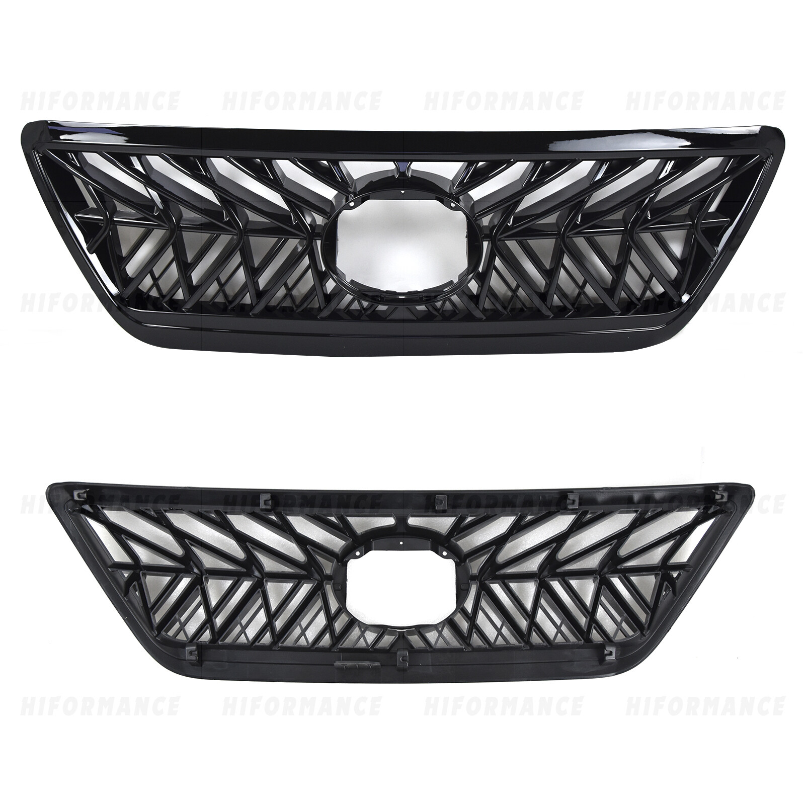 For 2003-2009 Lexus Gx470 Front Grille Grill Glossy Black F-Sport Style US STOCK