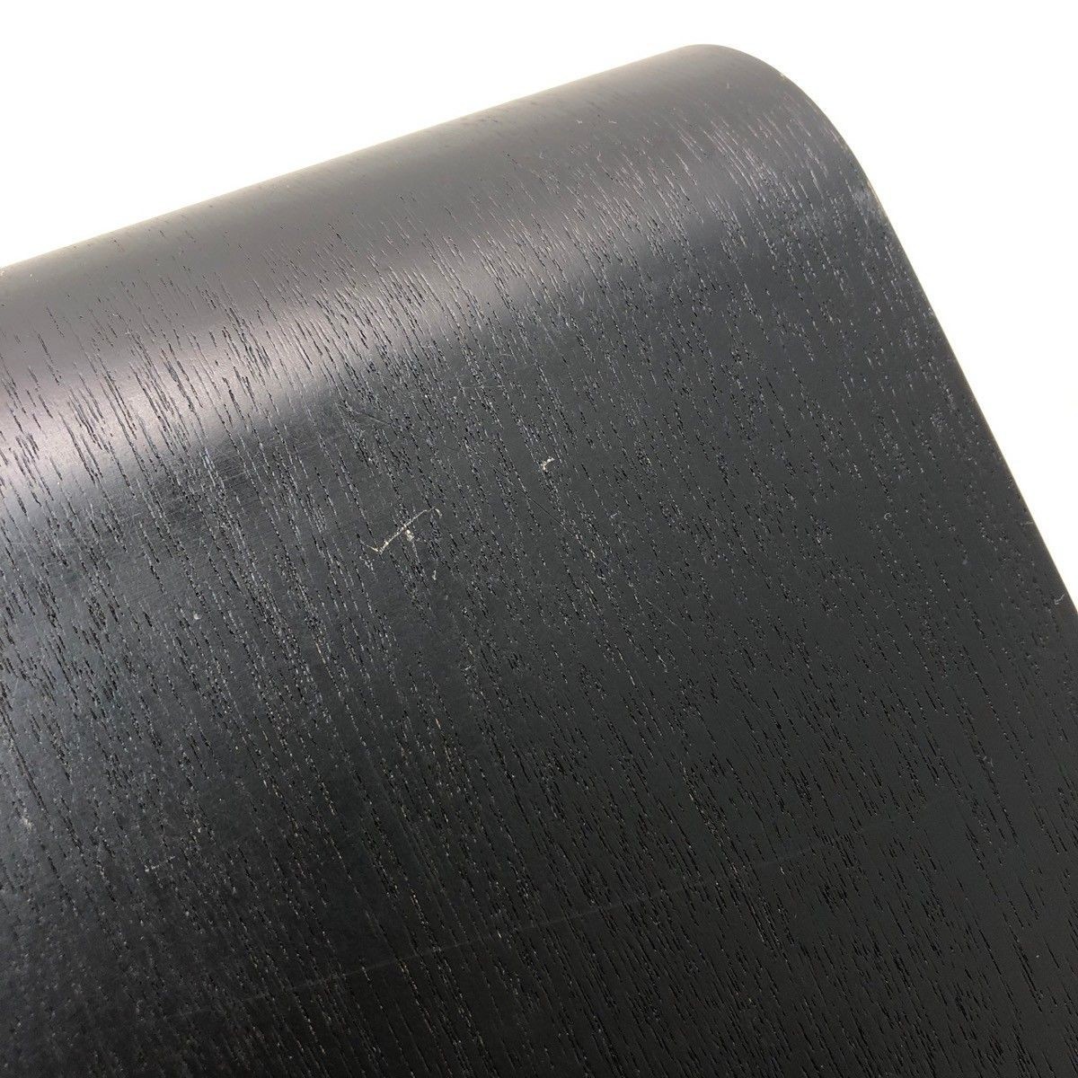 Tendo Mokko Japanese Zaisu Floor Chairs T-5812MR BX Black Set of 2 Stackable