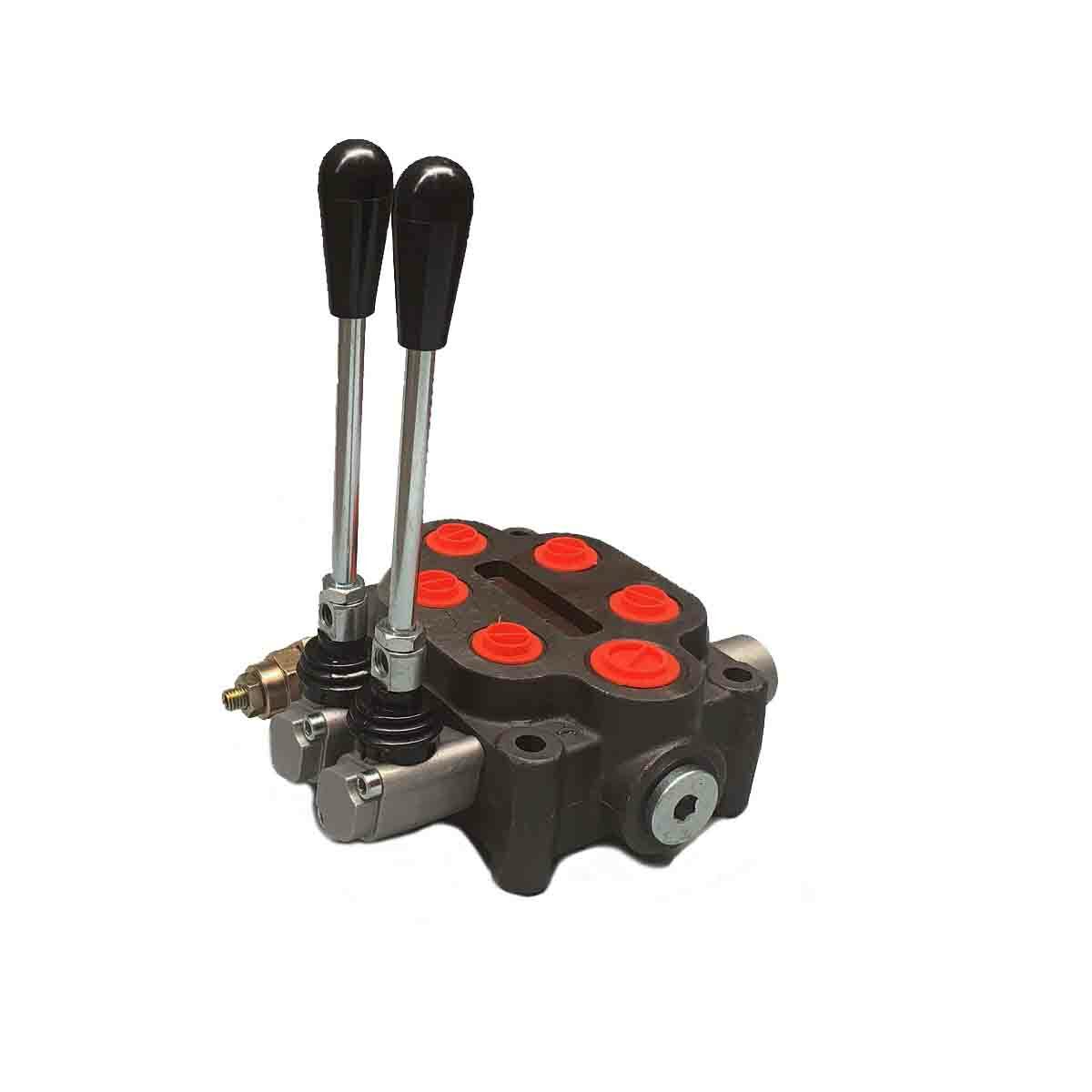 Hydraulic Spool Valve Log Splitter 2 Spool Hydraulic Control Valve Double Acting