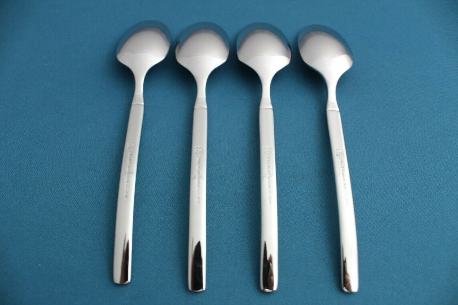 4 Teaspoons Zwilling J. A. Henckels OPUS Glossy 18/10 Stainless 6 1/2"