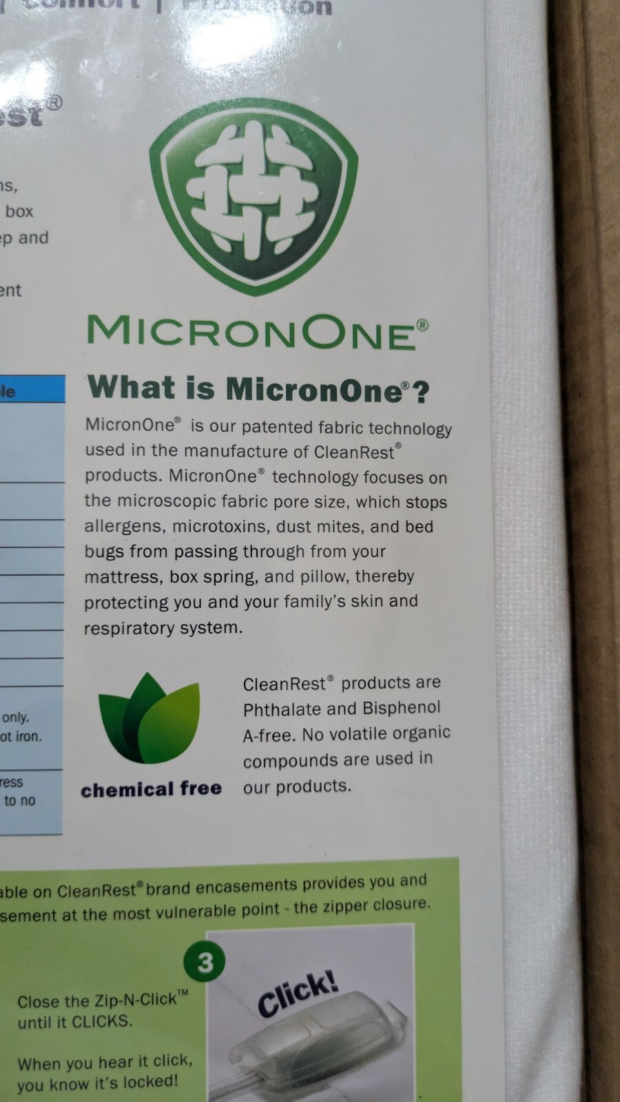 Cleanrest Pro Sofa Bed Mattress Encasement, Queen 60"x72"x4 To 7" Zip N Click