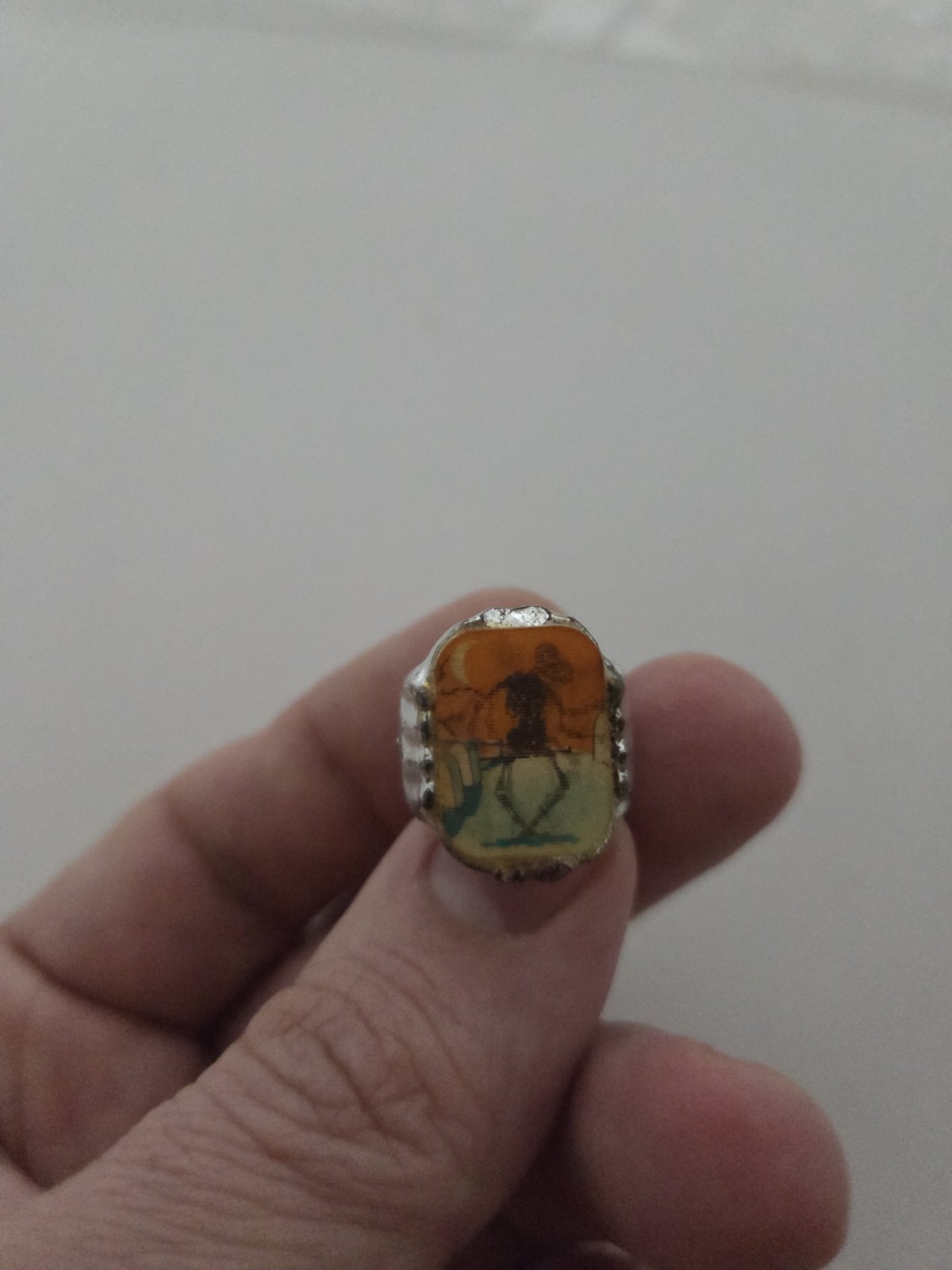 Vintage Skeleton Flicker Ring