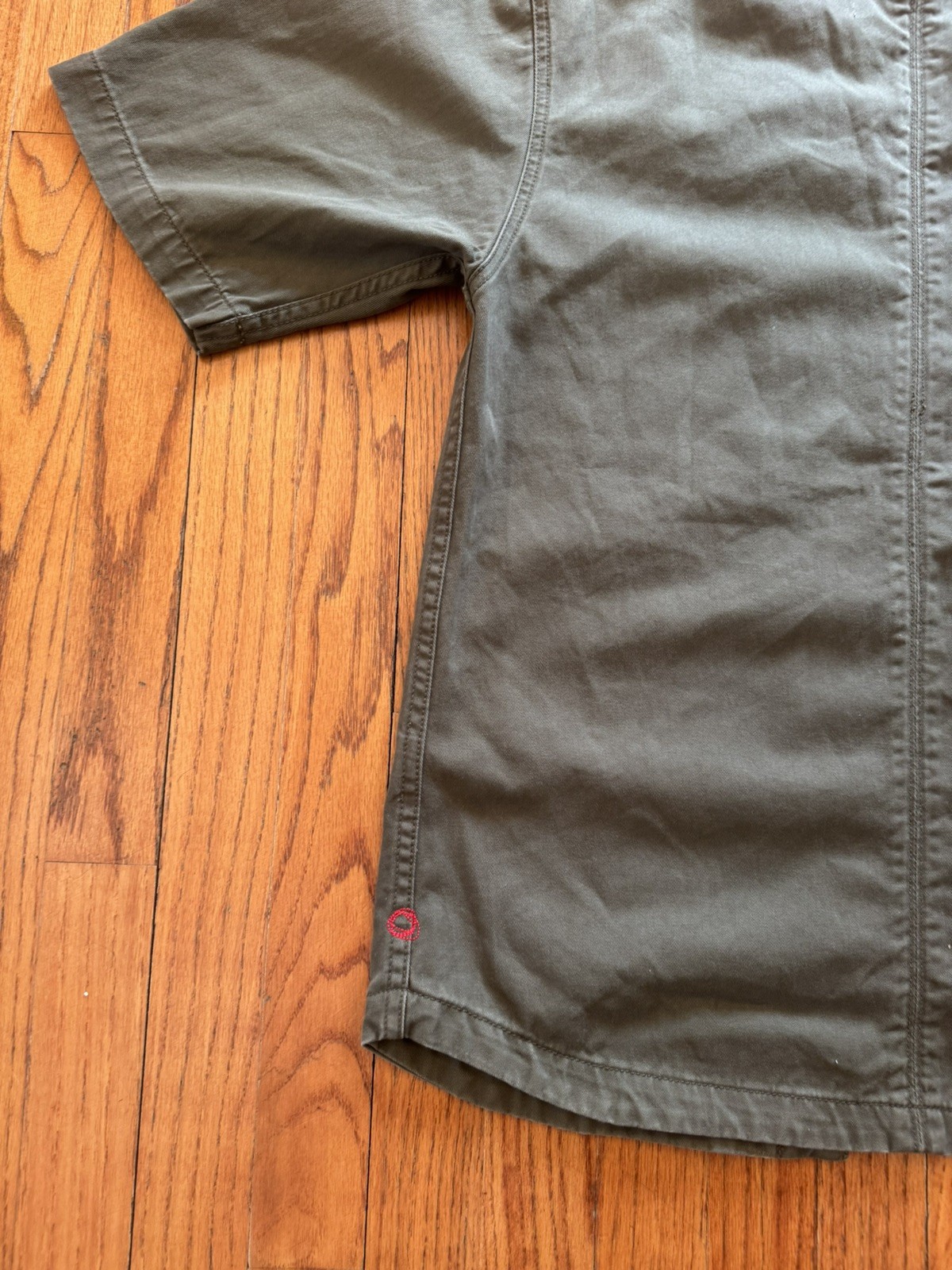 Imperfects Benny Jersey Short Sleeve Button Work Shirt L