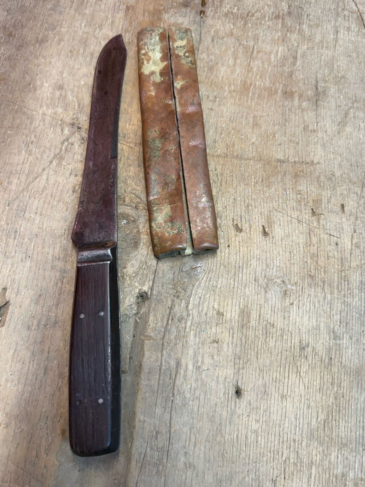 1800s 19th Century Native American Trade Knife Ex. Museum Collection