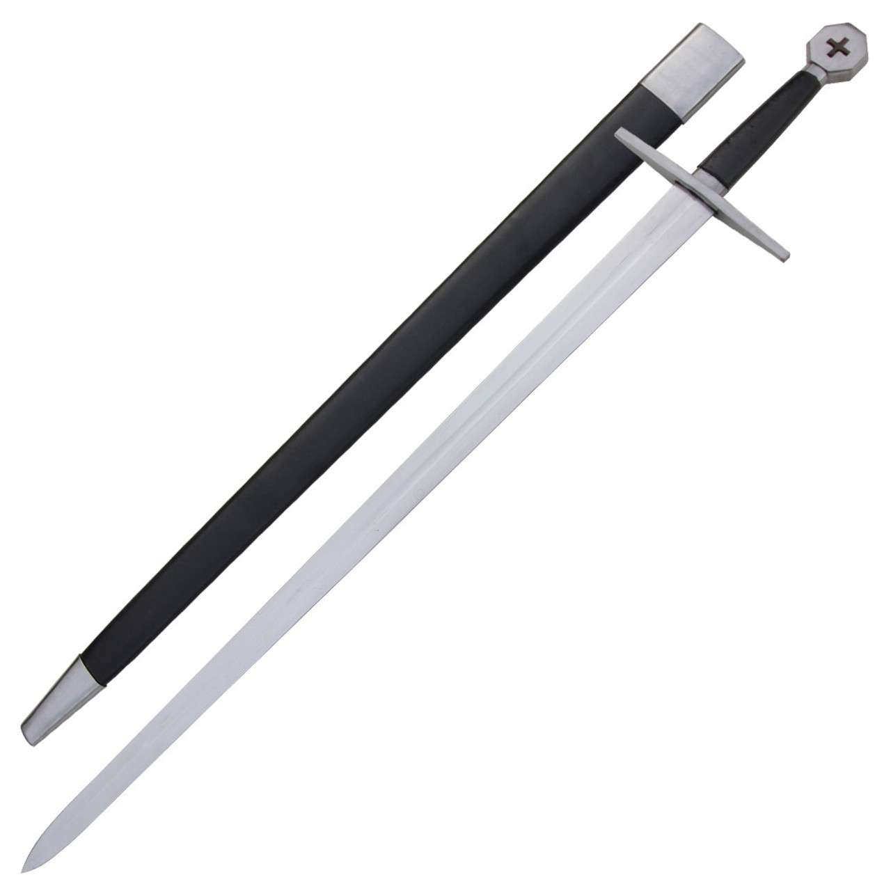 Battle Ready Tempered Steel Swords Full Tang Medieval Knight & Templar Replicas