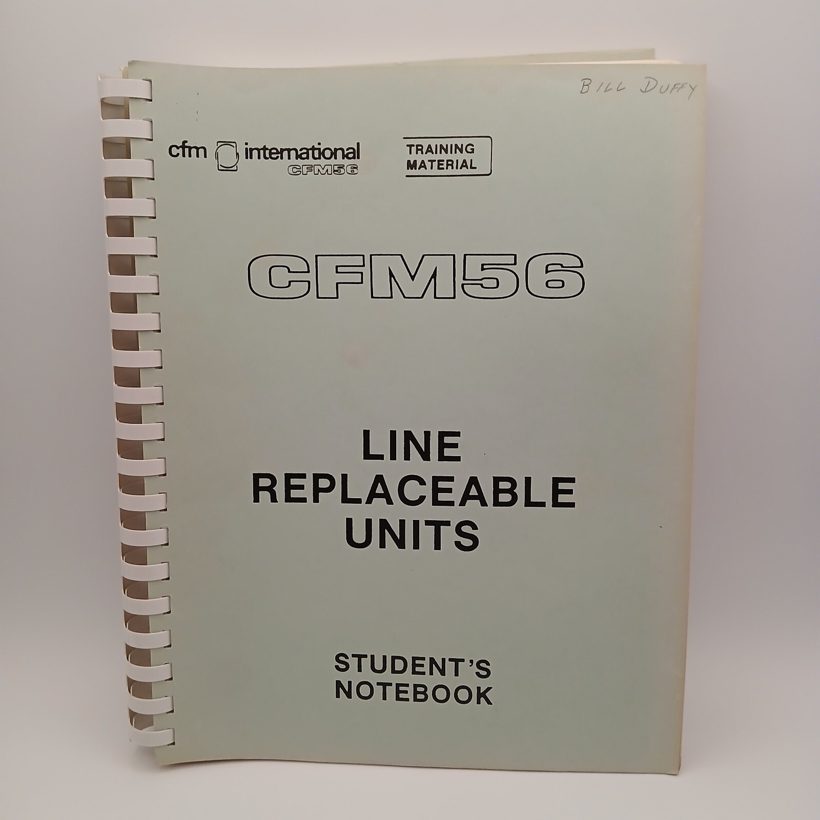 Vintage CFM International CFM56 Line Replaceable Units Students Notebook Manual