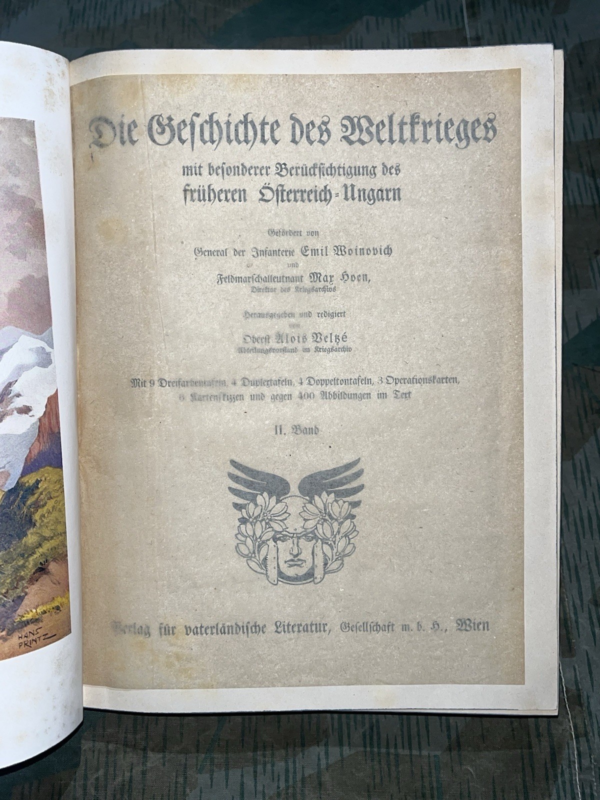 WW2 German Era Original Die Geschichte Des Weltkriegs Book #2 on German Military