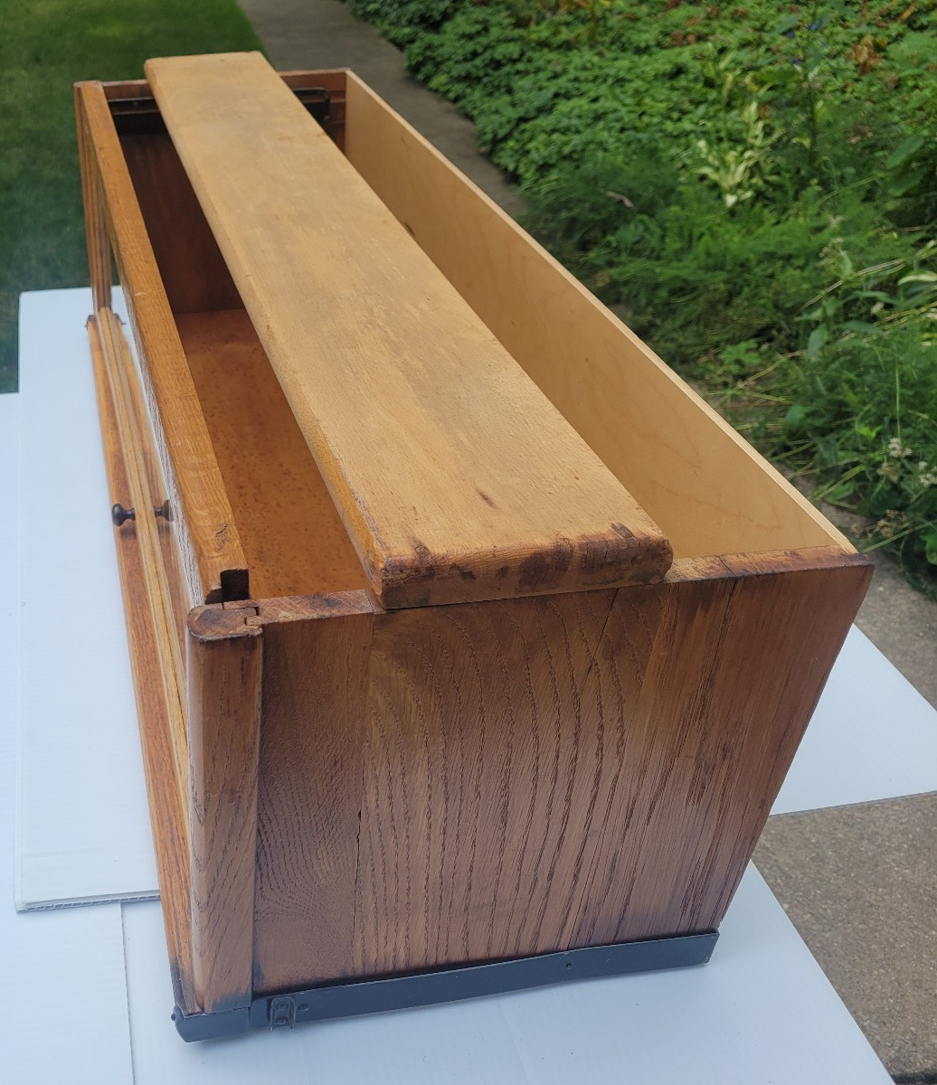 Antique Macey Oak Barrister Bookcase 10 1/2" Tall Section #1