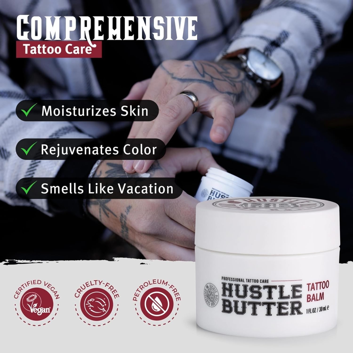 The Hustle Essentials - Tattoo Care Kit - Butter Balm, Antibac Soap, & Wrap