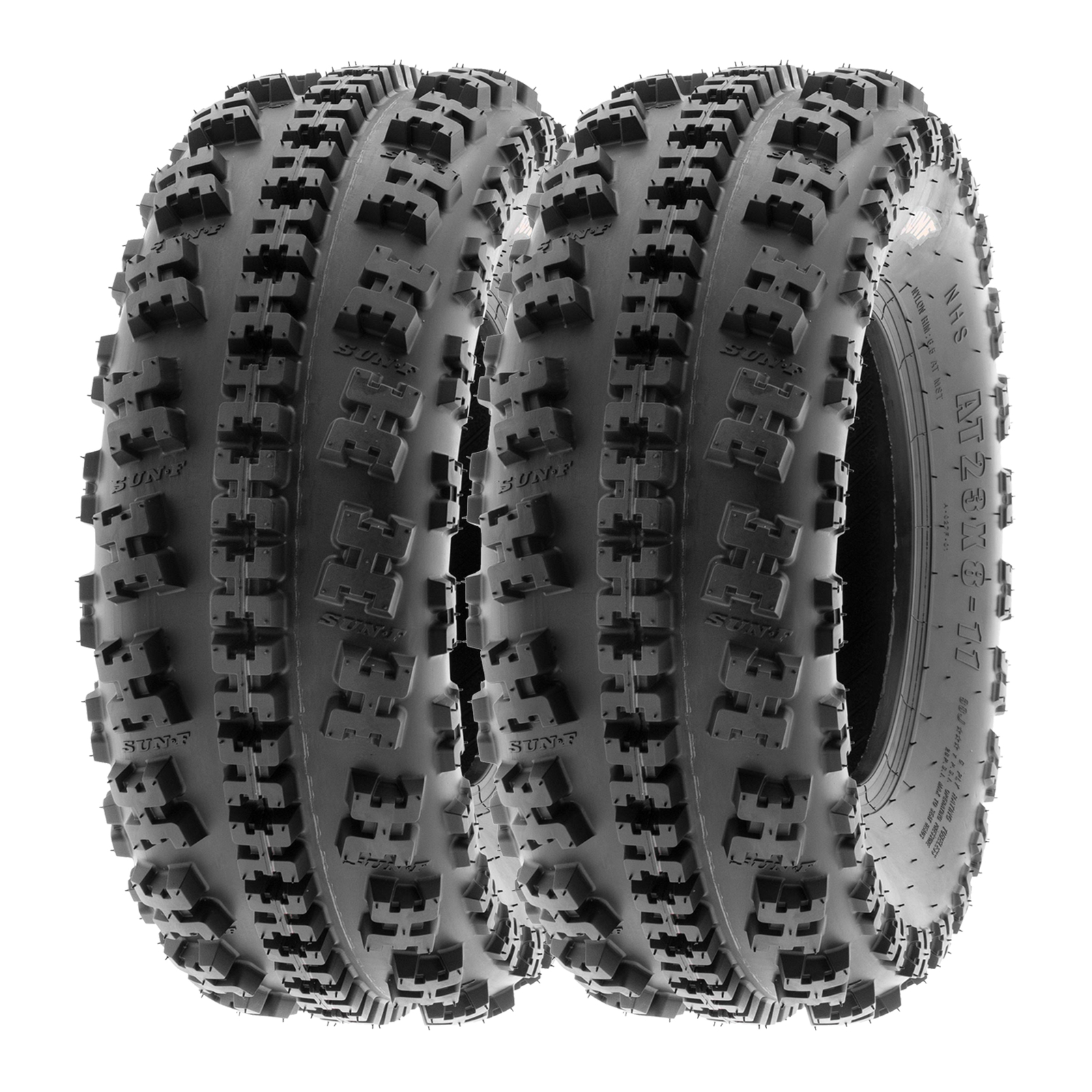 【2】SunF 21x7-10 ATV UTV Tires 21x7x10 Tubeless 6 Ply for 10 Rims - A027