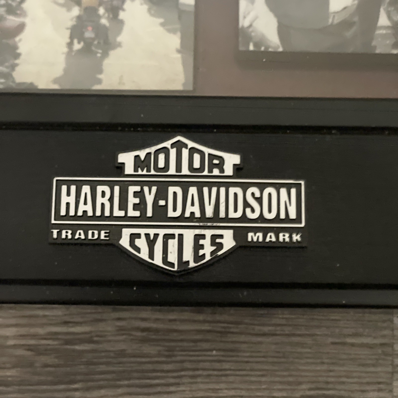 Harley Davidson Shadow Box Vintage Collector