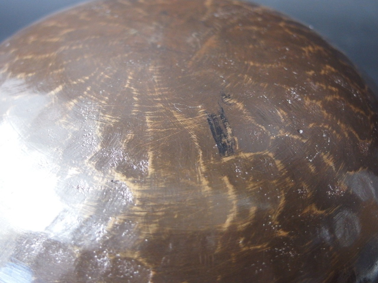 or2631 JAPANESE BUDDHIST SINGING BOWL ORIN GONG 7.1 inch / 18 cm Wide VINTAGE