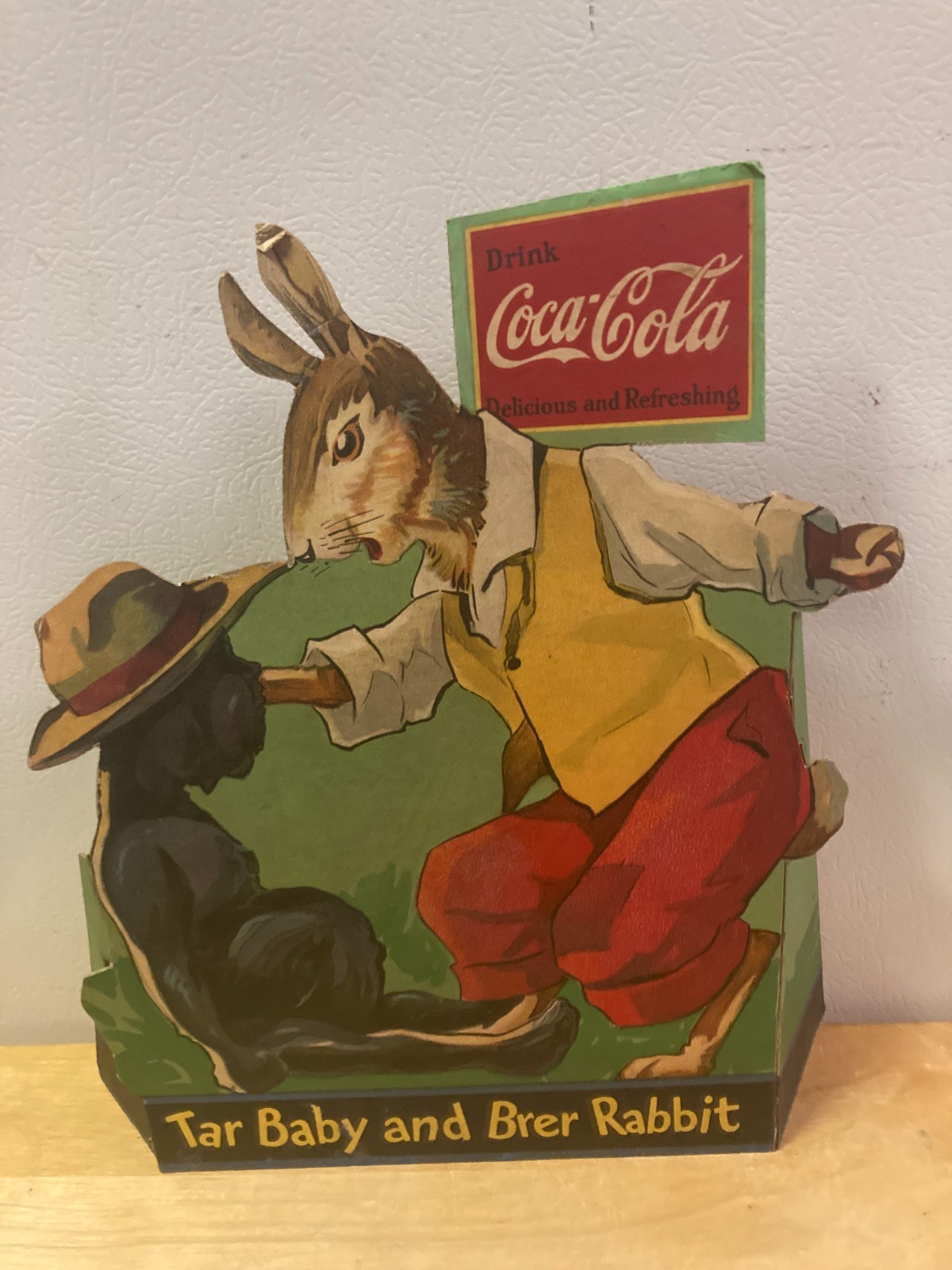 VINTAGE 1931 UNCLE REMUS & ANIMALS COCA-COLA COKE ADVERTISING - SNYDER & BLACK