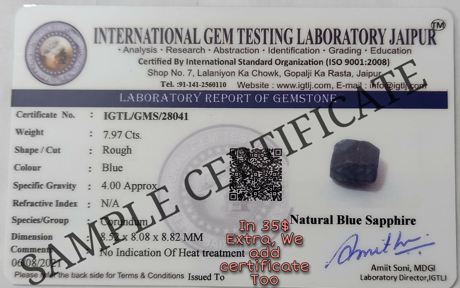 Natural Unheated CERTIFIED Ruby Raw + Sapphire Loose Gemstone Rough Mix 100 Ct