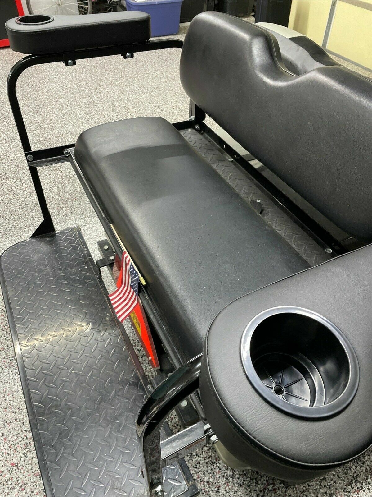 SEAT ARM REST CUSHION CUP HOLDER FIT FOR EZGO/CLUB CAR/YAMAHA GOLF CART PAIR