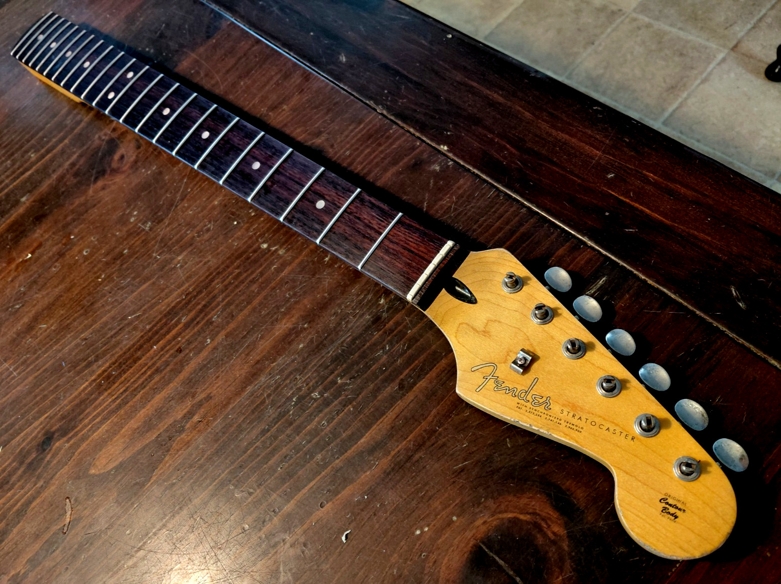 Fender Lic Relic Strat neck Aged Nitro 60s Stratocaster Mr G's Custom shop