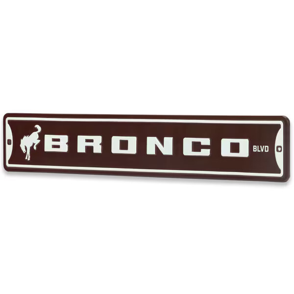Ford Bronco Blvd Metal Street Sign * Must Have for Bronco Fans! FREE US SHIPPING