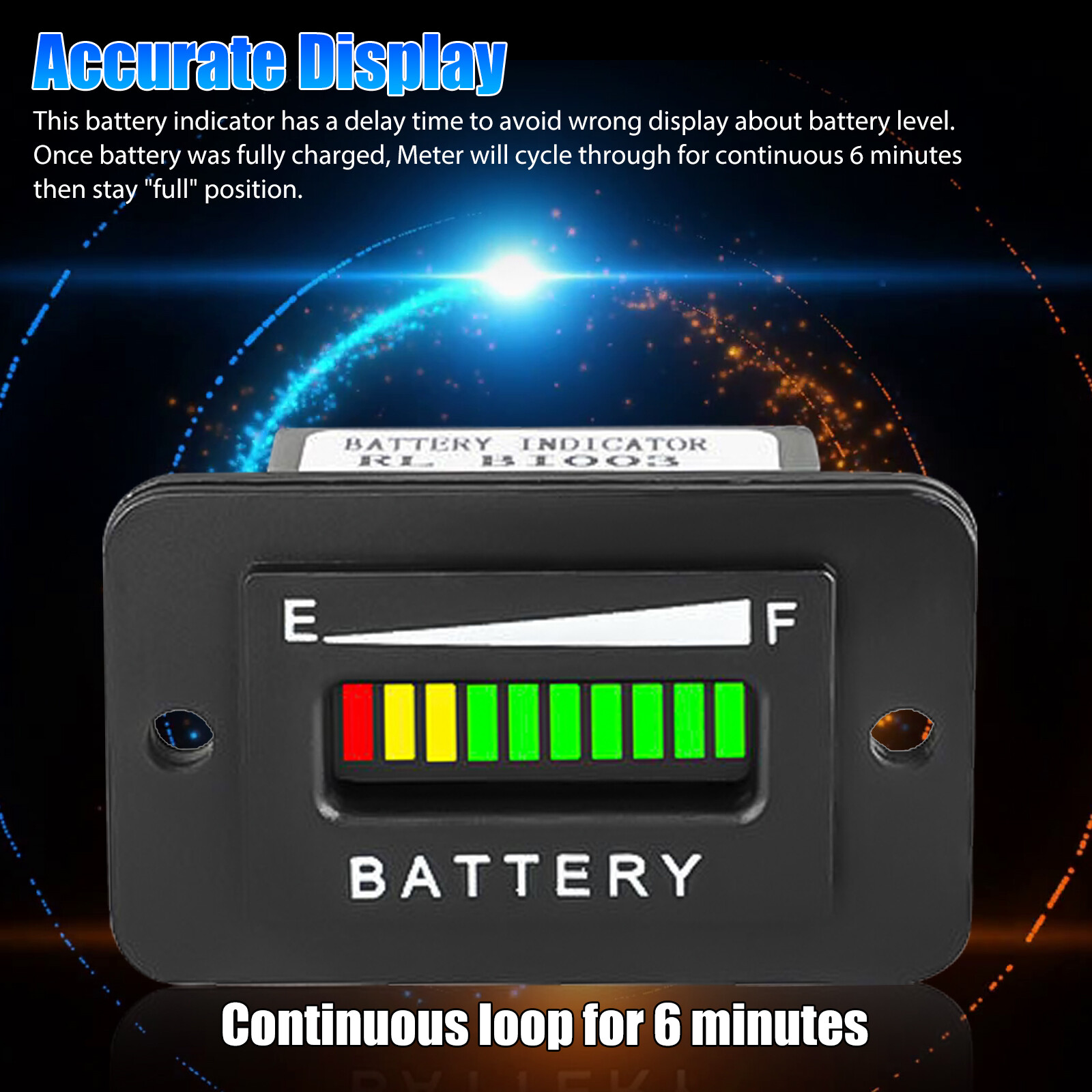 36V Volt Battery Indicator Meter Gauge for Ezgo Club Car Yamaha Golf Cart Motor