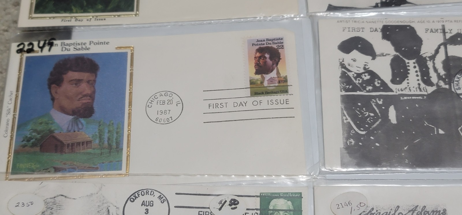 Vintage First Day Cover Lot of 16 1959-1987 USPS FDC Collection