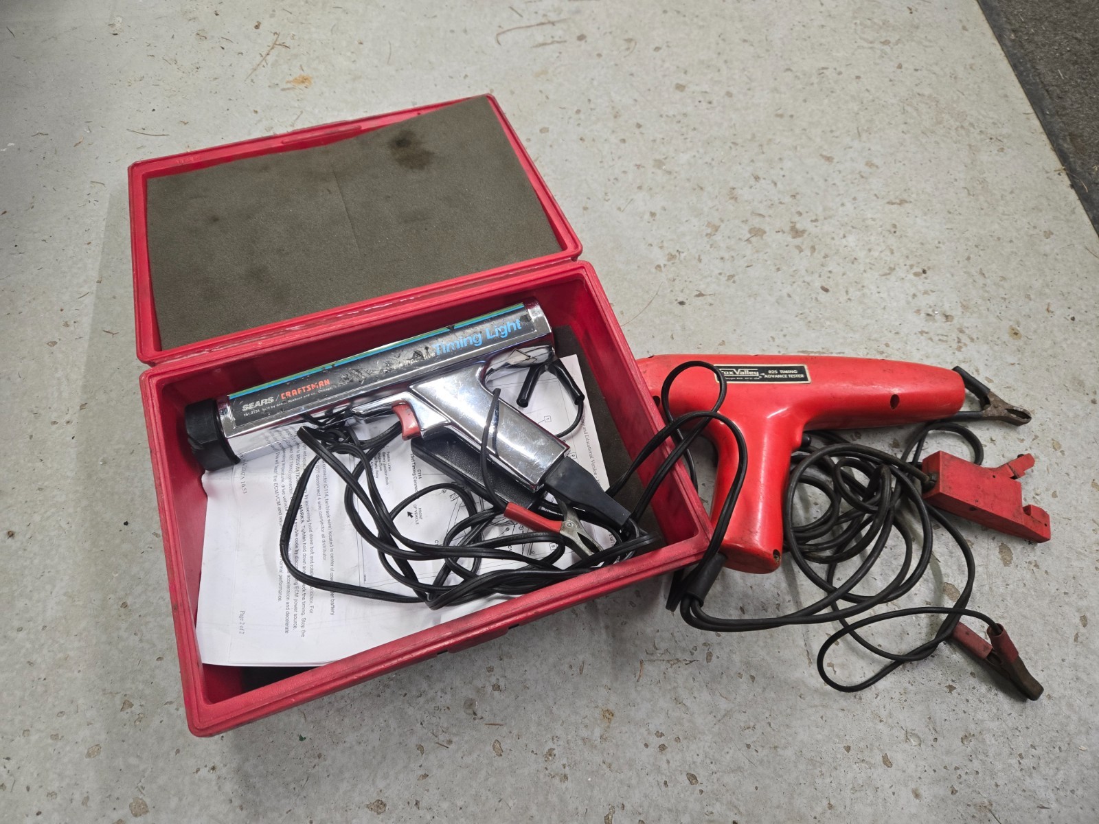 Fox Valley Engine Power Timing Light 825 / Sears / Craftsman timing light.