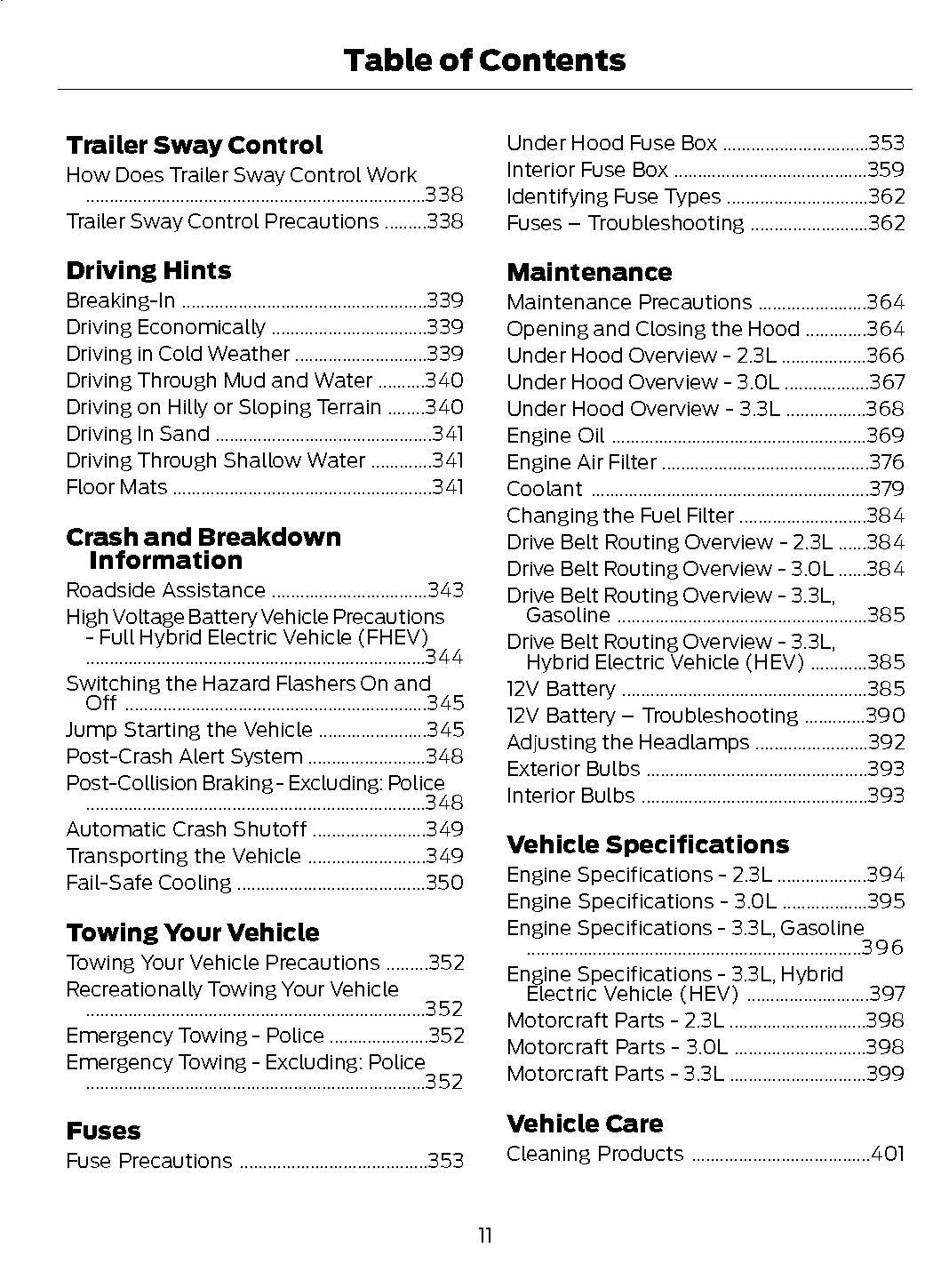 2026 Ford Explorer Owners Manual User Guide