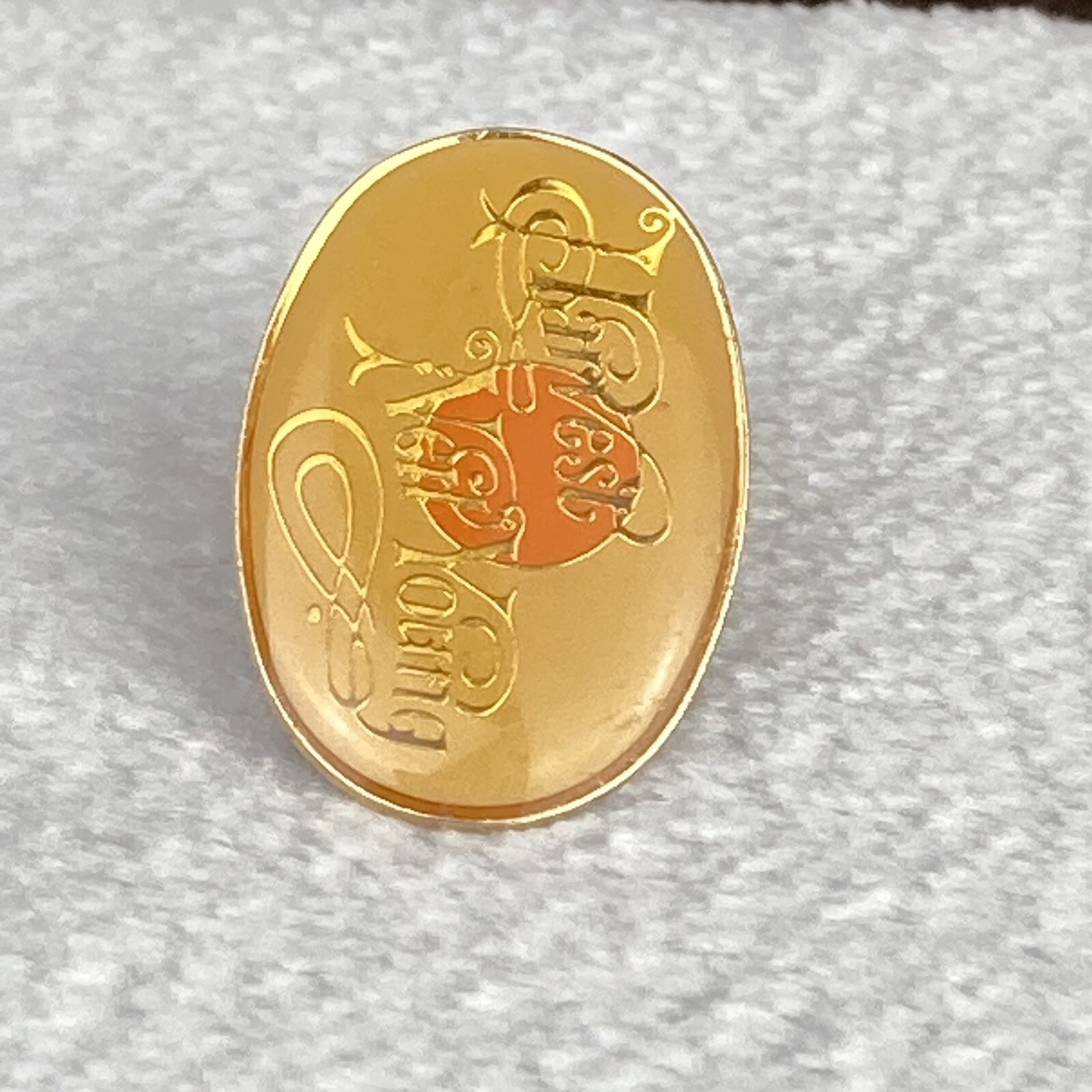 Vtg 1970s Neil Young Harvest Album Promo Lapel Pin Pinback Badge Concert RARE!