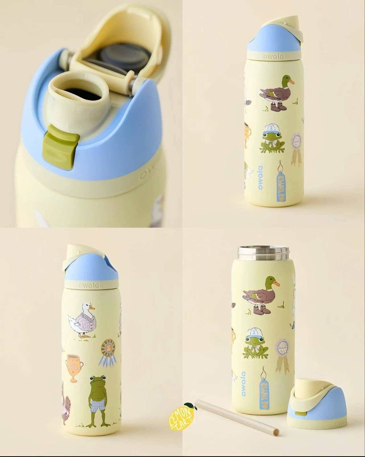 Owala UO Exclusive "Party Animals" 32oz Freesip Water Bottle