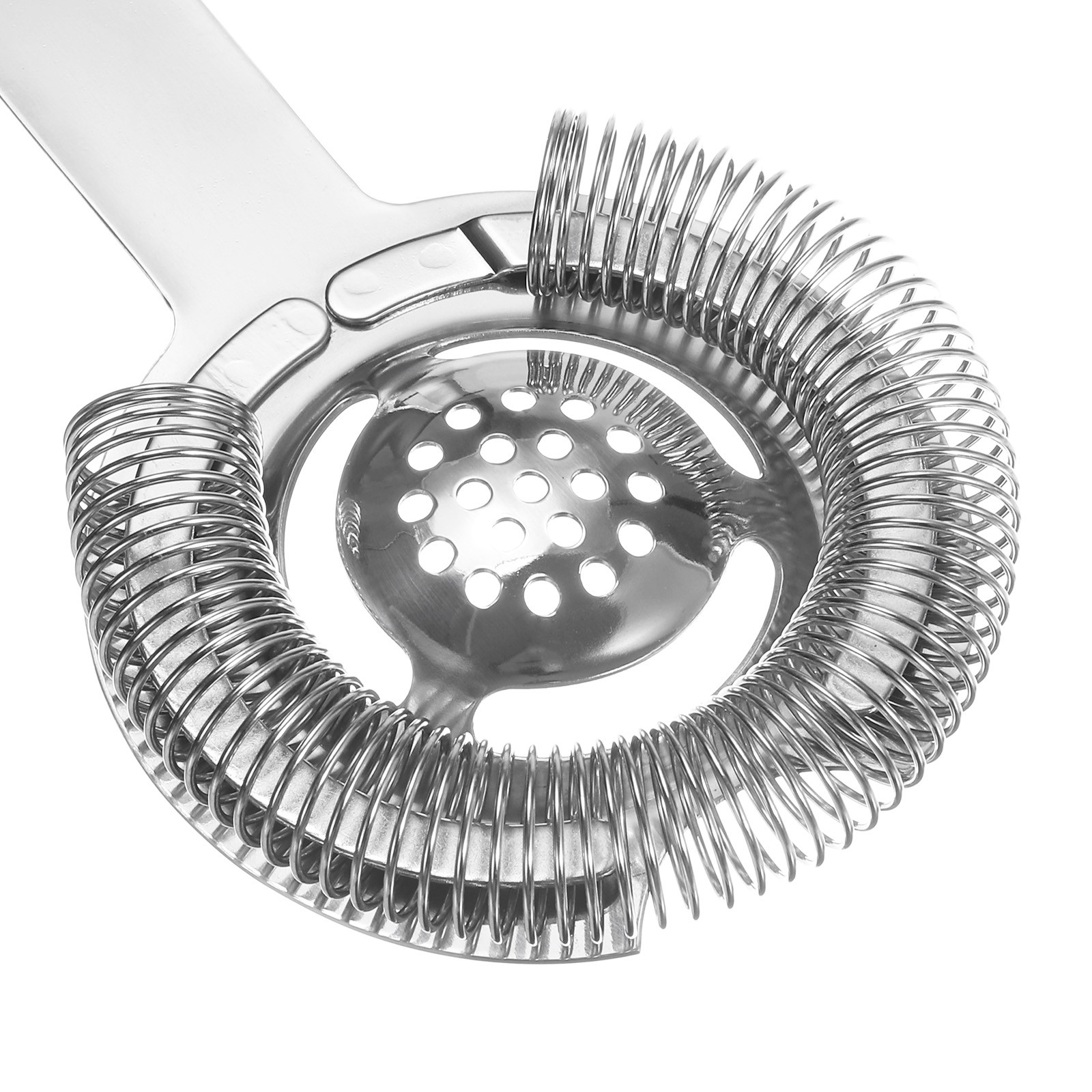 Cocktail Strainer, 1pcs - Stainless Steel Bar Strainer (Silver Tone, 160mm)