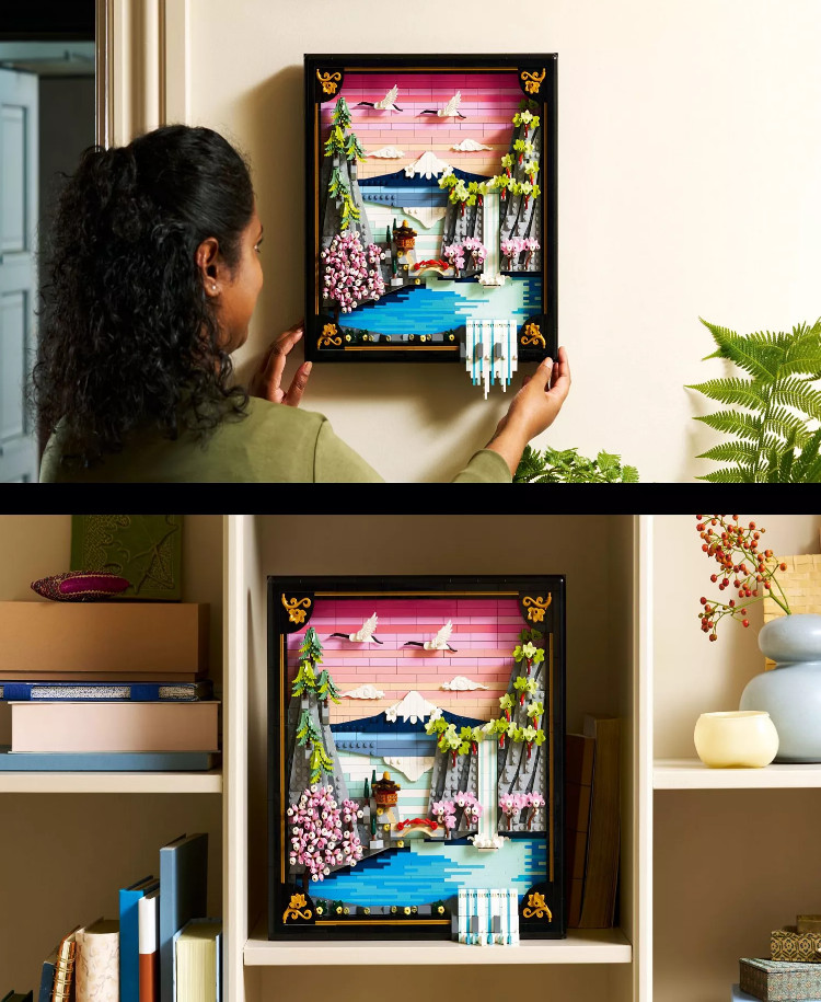 [ BIG SALE ] LEGO 1892-Piece Cherry Blossom Wall Art