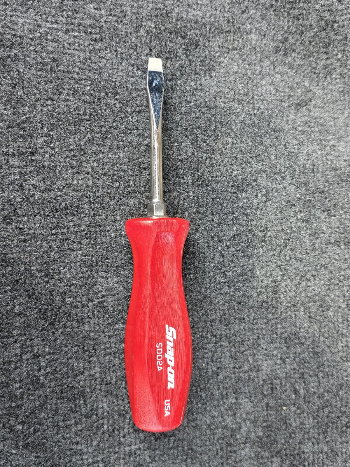 Snap-on ™ Tools USA NEW RED Hard Handle 3/16" Flat Head Screwdriver SDD2AR