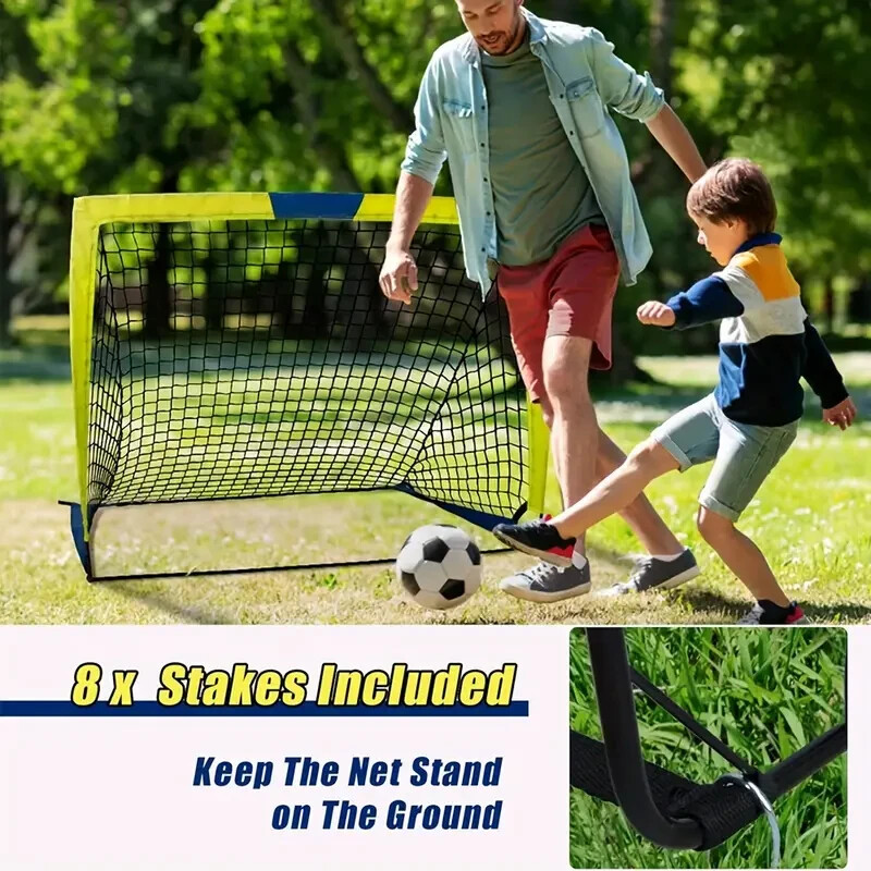 Soccer Goal 4'x 3' Portable Soccer Goals for Backyard Or Indoor Pop Up Soccer