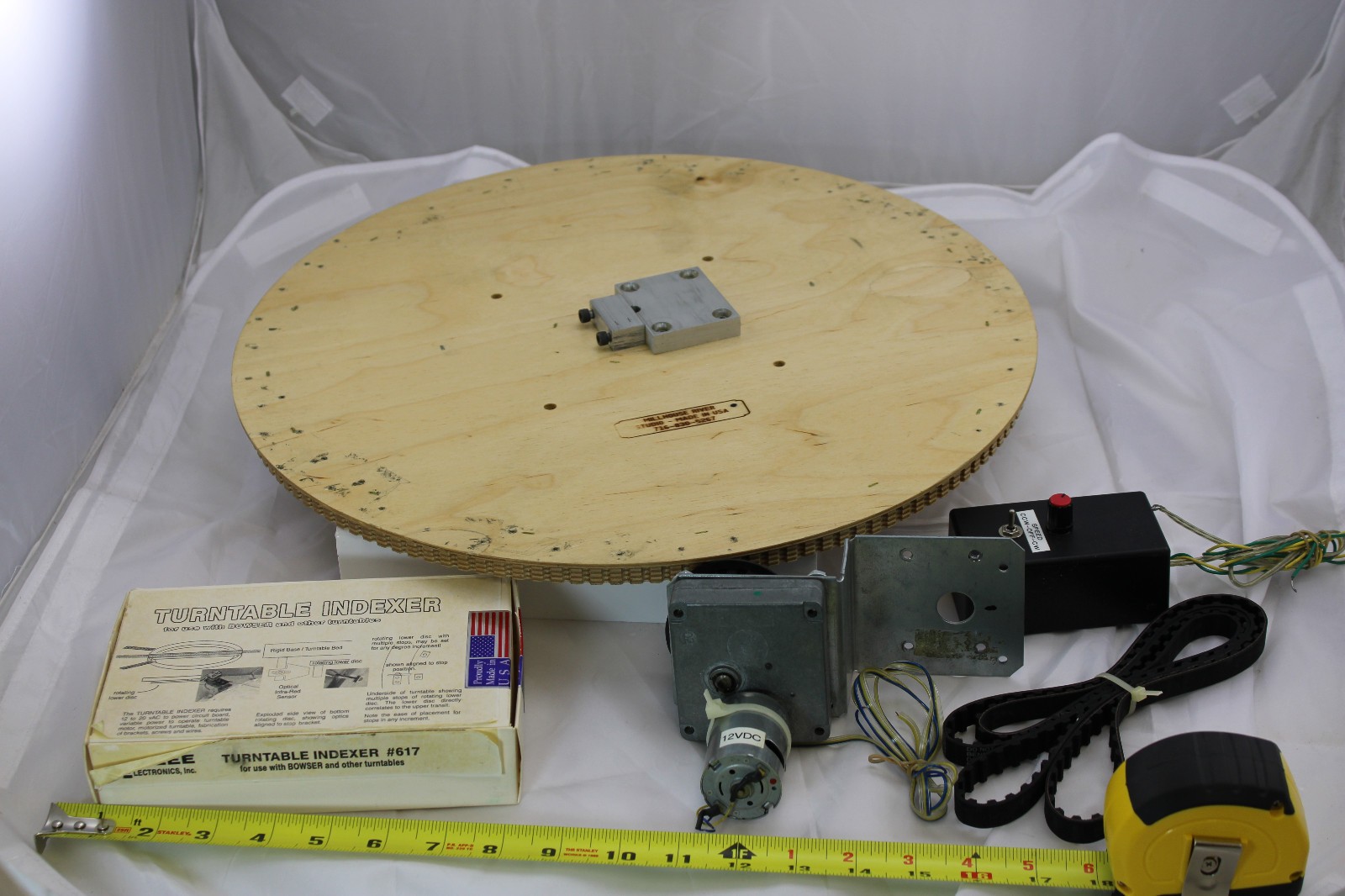 Millhouse River Studio Turntable - Dalee Electronics Indexer - 17 1/2"  HO/N  ?
