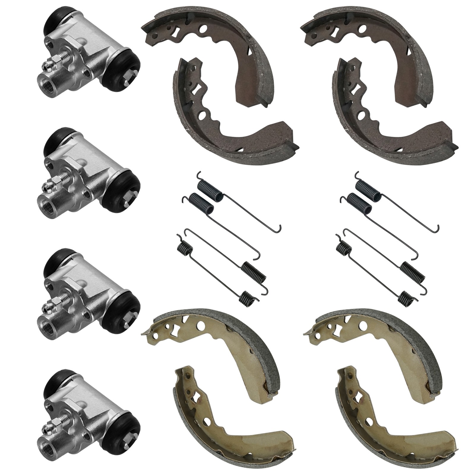 Brake Shoe W/Brake Cylinder For Kawasaki Mule 550 KAF300C 1997-04 07 Rear/Front