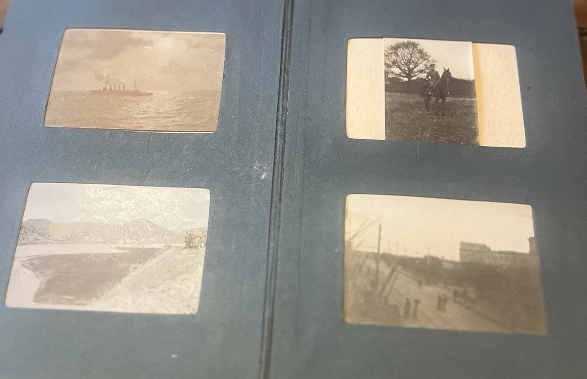 Rare Original Soldier’s Photo Album Egypt WW1 N W Frontier India 1900’s Complete