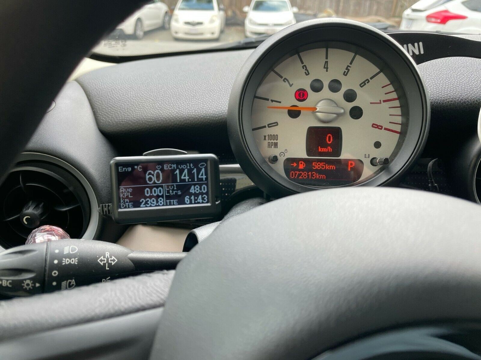 Mini UltraGauge EM Plus OBDII OBD2 Code Scan Tool - Ultra Gauge EM Plus v1.4c US