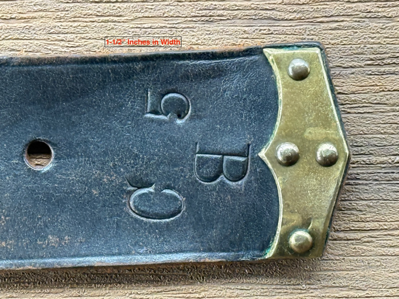 M1885, INDIAN WARS, SPANAM, CARBINE SLING, SWIVEL HOOK, B TROOP, 5th CAVALRY