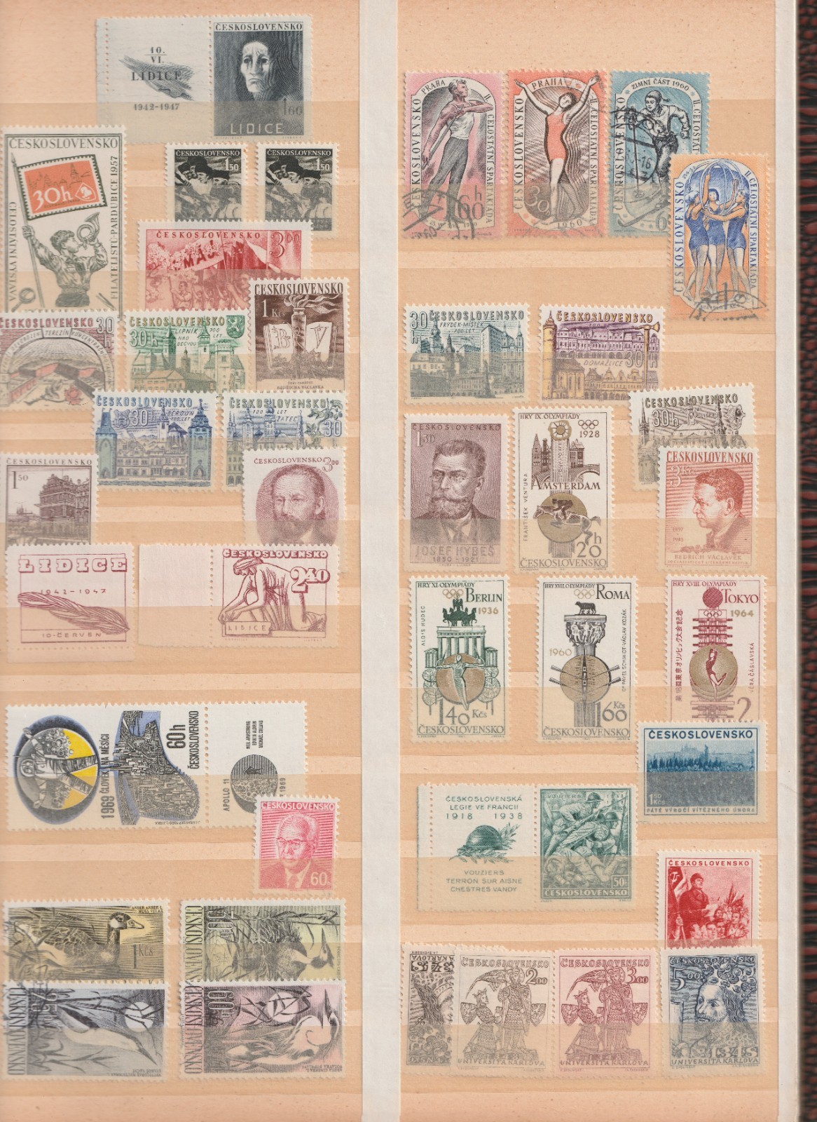 Old Czechoslovakia Stamps Mint/used Real scan.Read the description.