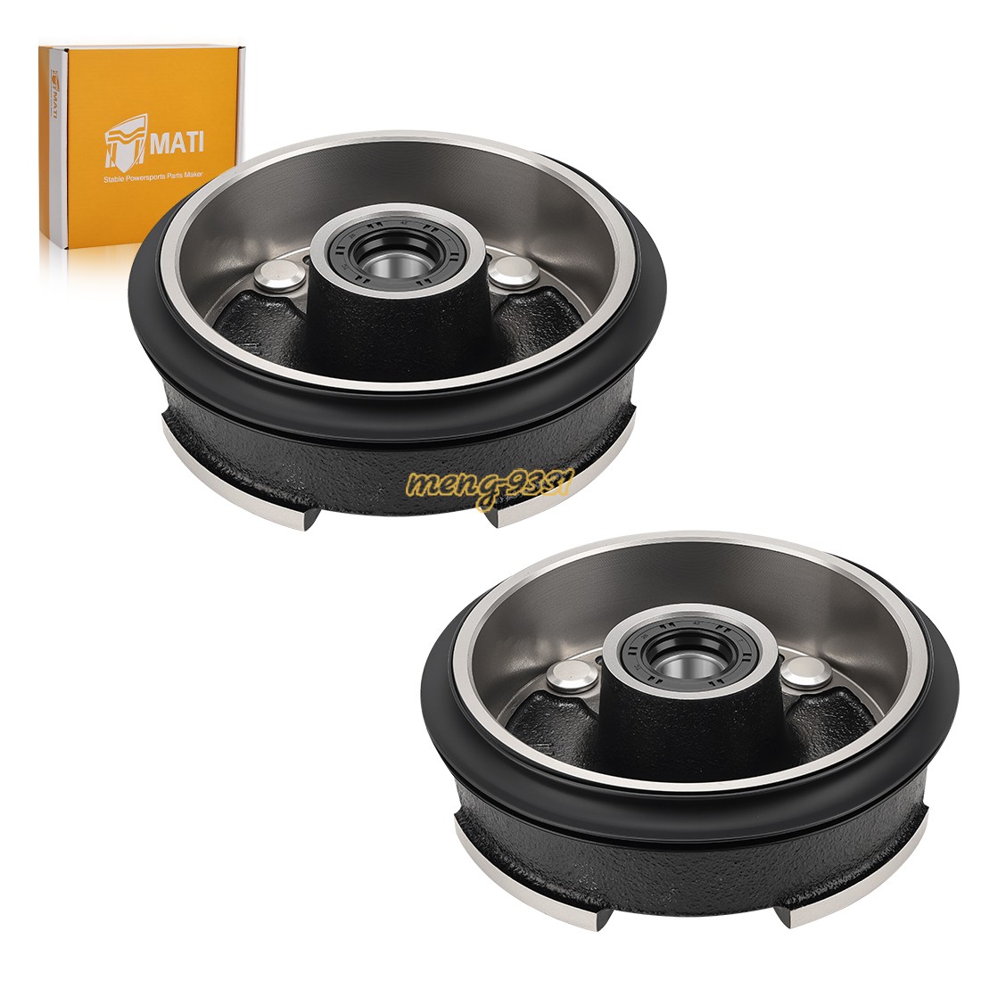 2X Front Brake Drums for Honda FourTrax TRX200/200D Recon 250 TRX250TM/TM TRX250