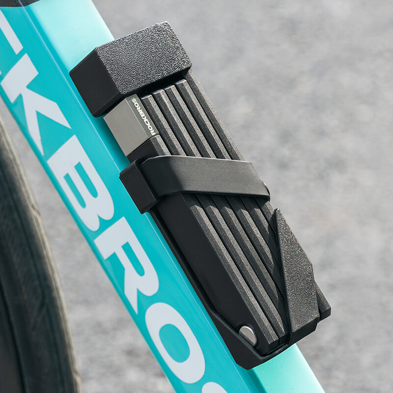 ROCKBROS Folding Bike Lock Heavy Duty Anti Theft Smart Secure Guard with Keys