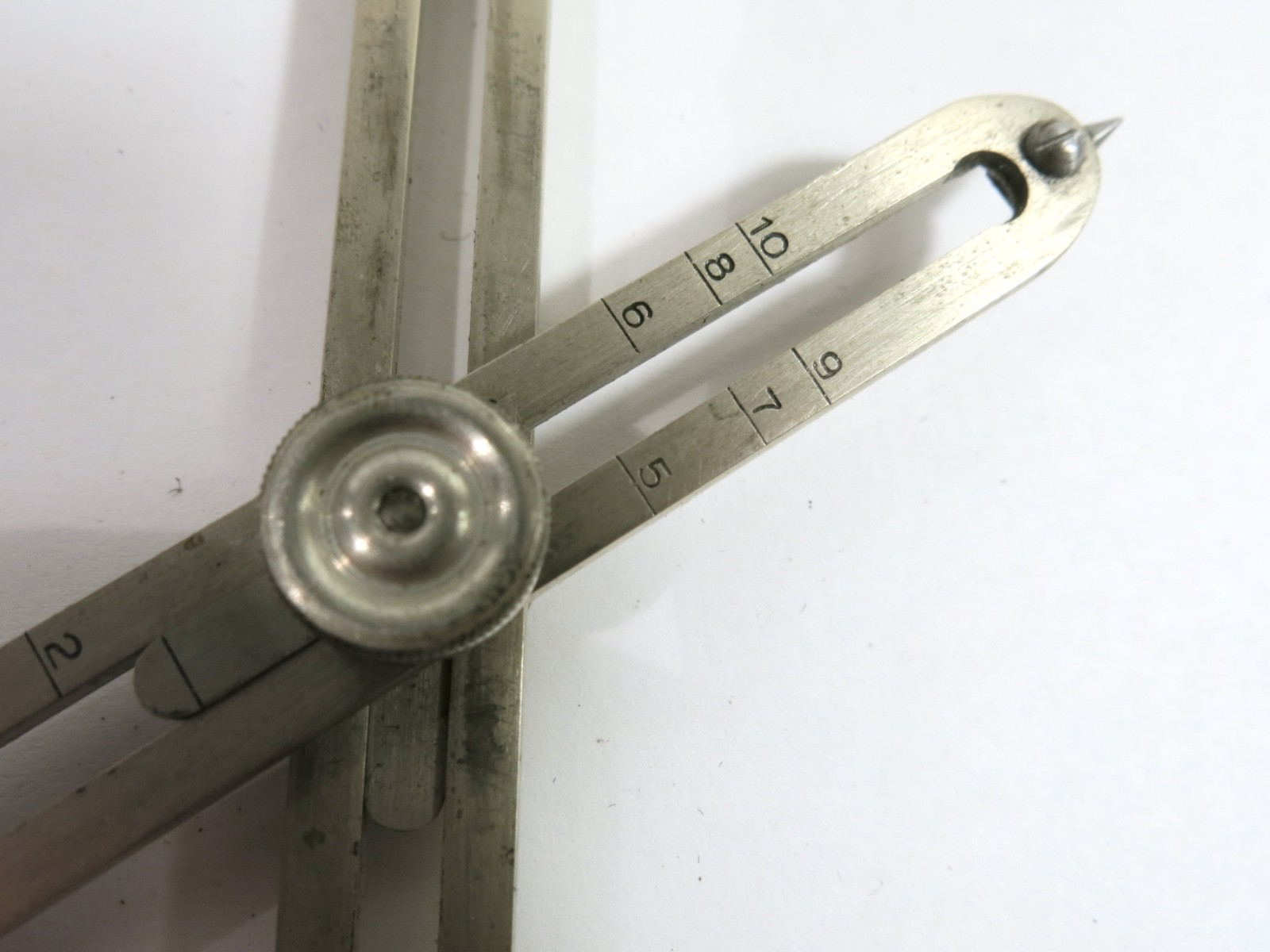 Vintage Dietzgen Made in USA 7 1/4" Proportional Dividers with Original Case