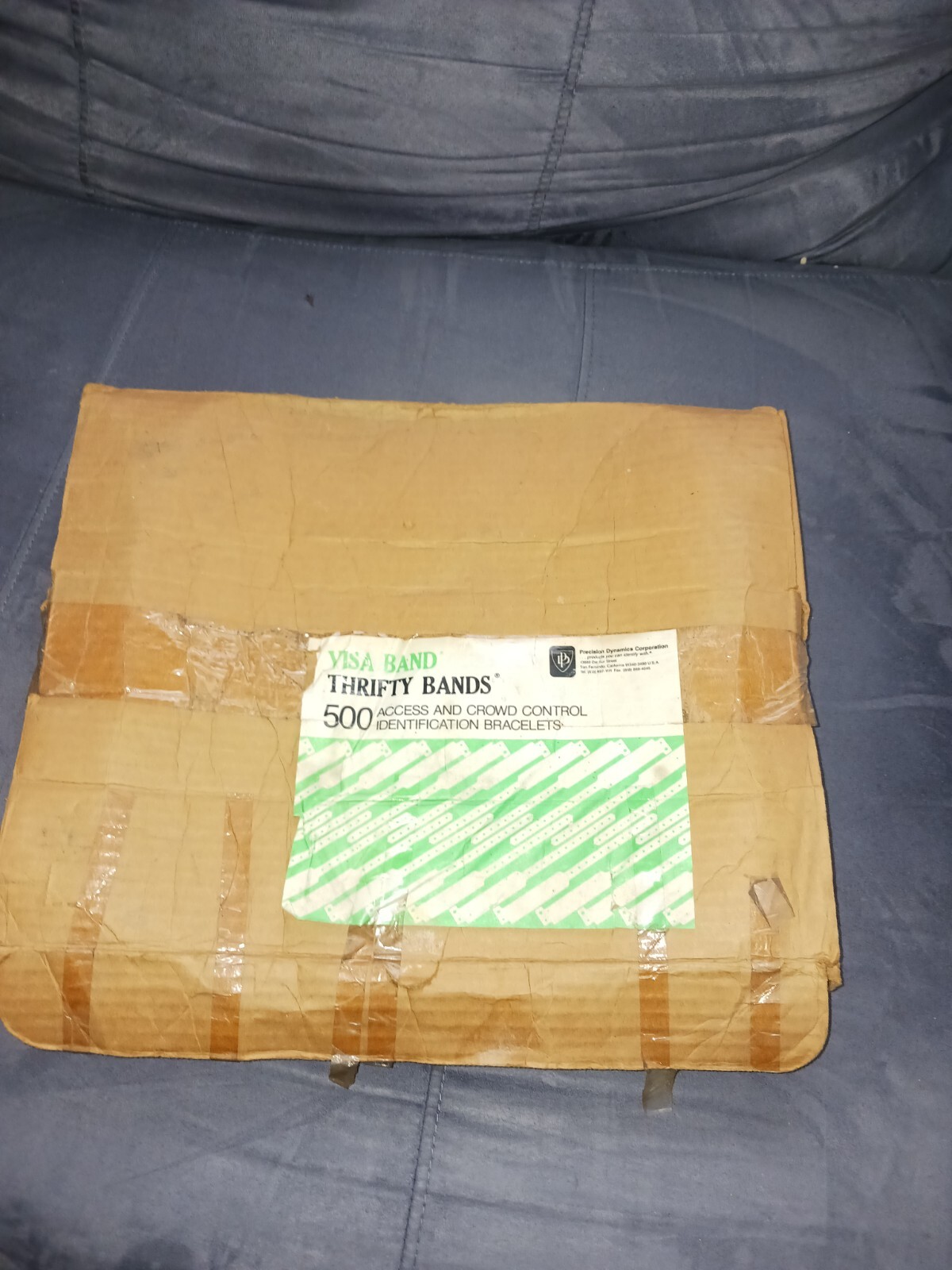 Wristbands Security L-Shape Vinyl (Plastic) bands neon pink or Green 20 qty. Pkt